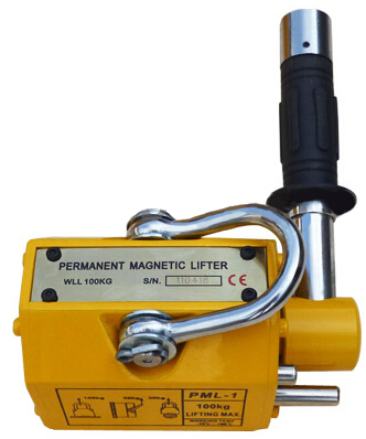 使用便攜式永磁起重器不能急